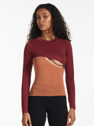 Asymmetrical Layer Cut-Out Top