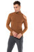 Cashmere Shoulder Cut-Out Turtleneck Sweater - Brown