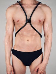 Essential Ribbed Brief Bathing Suit - Black