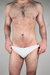 Essential Ribbed Brief Bathing Suit - White