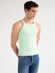 Essential Ribbed Tank - Mint