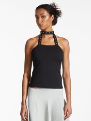 Eyelet Choker Tank