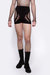 Fishnet Mesh Shorts - Black