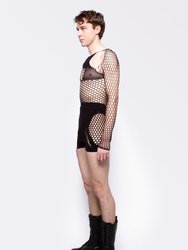 Fishnet Mesh Shorts