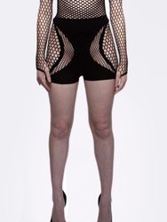 Fishnet Mesh Shorts