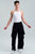 Knitted Flared Pants with Side Panels