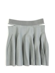 Knitted Skirt With Slits