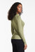 Long Sleeve Knitted Polo with Exposed Zipper