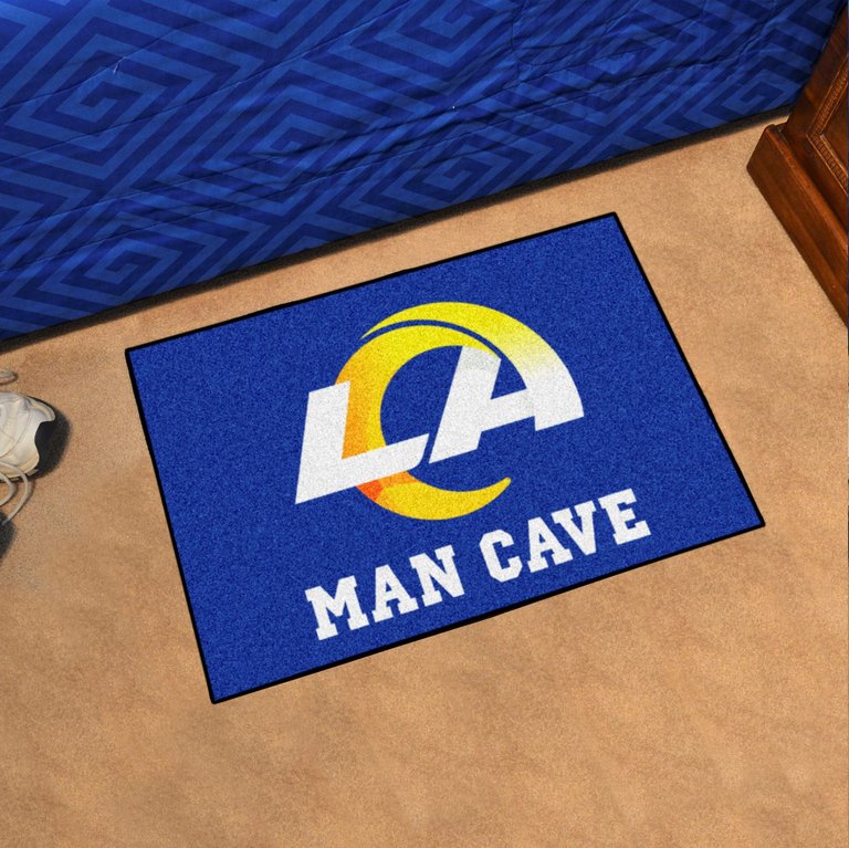 Los Angeles Rams Man Cave Starter Mat Accent Rug - Multi