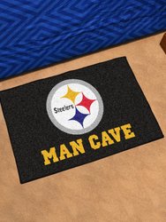 Pittsburgh Steelers Man Cave Starter Mat Accent Rug