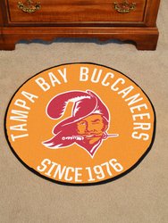 Tampa Bay Buccaneers Roundel Rug - 27in. NFL Retro Logo, Bucco Bruce Logo