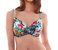 D-Cup Gathered Full Cup Underwire Bikini Top In Wakaya - Wakaya