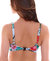 D-Cup Gathered Full Cup Underwire Bikini Top In Wakaya