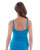 Versailles Ddd-Cup Twist Front Tankini Top In China Blue