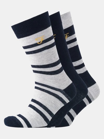 Farah Mens Falton Striped Socks - Pack of 3 product
