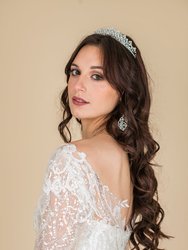 A-line Slit Bridal Gown