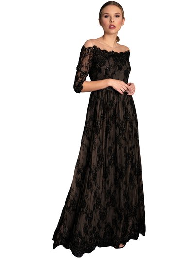 Farah Naz New York Chantilly Lace Gown For Women product