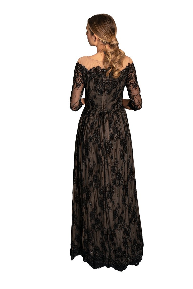 Chantilly Lace Gown For Women