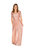 Sequin Fit and Flare Gown - Pink