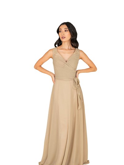 Farah Naz New York Sleeveless Chiffon Gown product
