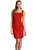 Strap Short Dress - Red