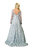Train Ostrich Feathers Gown
