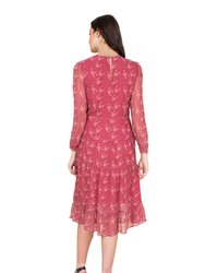 Women Floral Fit and Flare Dress