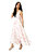 Women's Formal Floral Dress - White