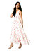 Women's Formal Floral Dress - White