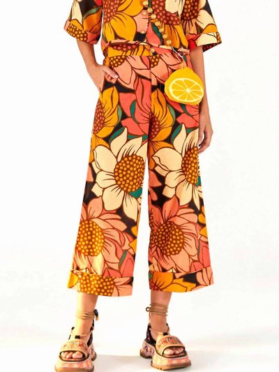 FARM RIO Colorful Sunflower Pants In Multi product