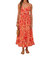 Jaipur Crossover Maxi Dress In Red - Red