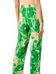 Tropical Print Pant