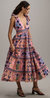 Women's Seashell Tapestry Tiered Midi Dress