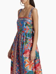 Women's Stitched Garden Tiered Maxi Dress