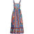 Women's Stitched Garden Tiered Maxi Dress - Stitched Garden Blue