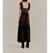 Women's Velvet Dress In Black