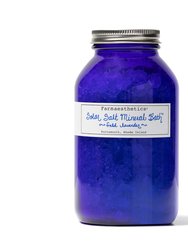 Field Lavender Solar Salt Mineral Bath – 16 oz