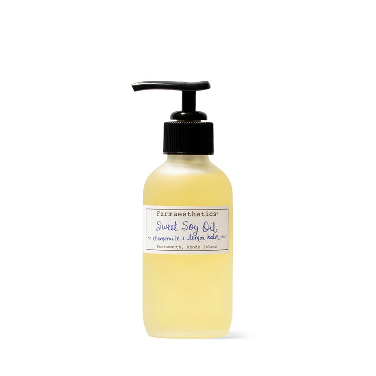 Sweet Soy Bath & Beauty Oil – Chamomile & Lemon Balm – 4 fl oz