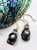 Deep Purple Baroque & Smoky Quartz Earrings