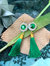 Green Cat's Eye Tassel Hook Earrings GE012