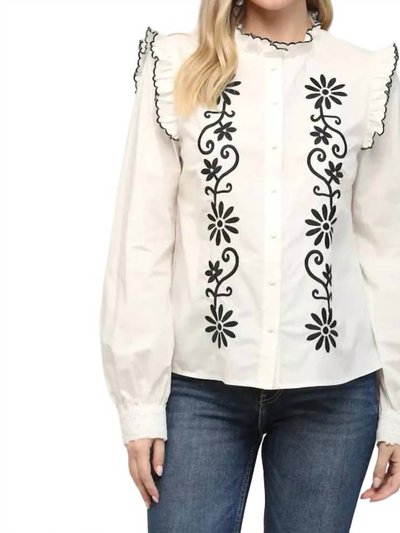 Fate Chehalis Embroidered Blouse product