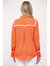 Pop Of Charm Top In Orange