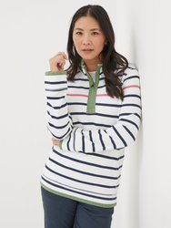 Airlie Breton Stripe Sweatshirt - Ivory