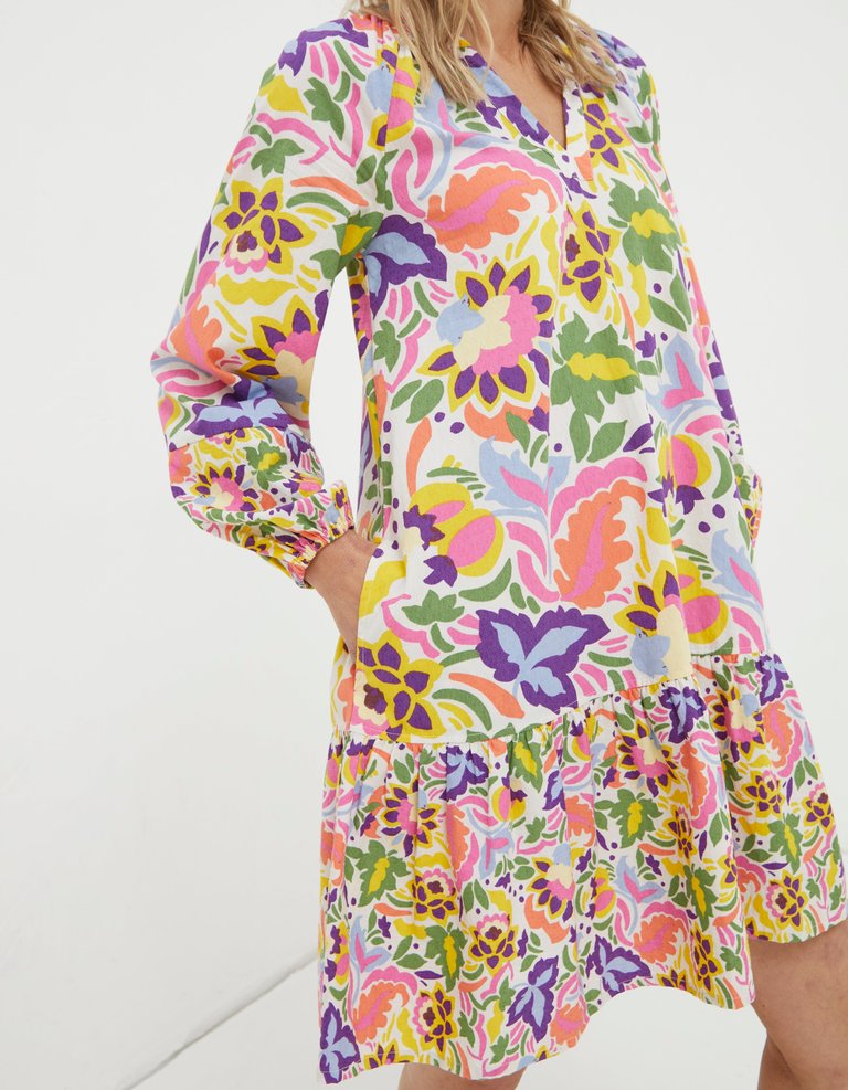 Amy Art Floral Tunic Dress