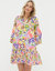 Amy Art Floral Tunic Dress - Multi Colour