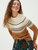 Bea Yoke Fairisle Sweater - Brown