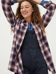 Billie Longline Check Shirt