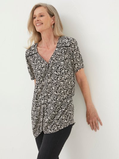 FatFace Cassidy Mono Vines Tunic Top product