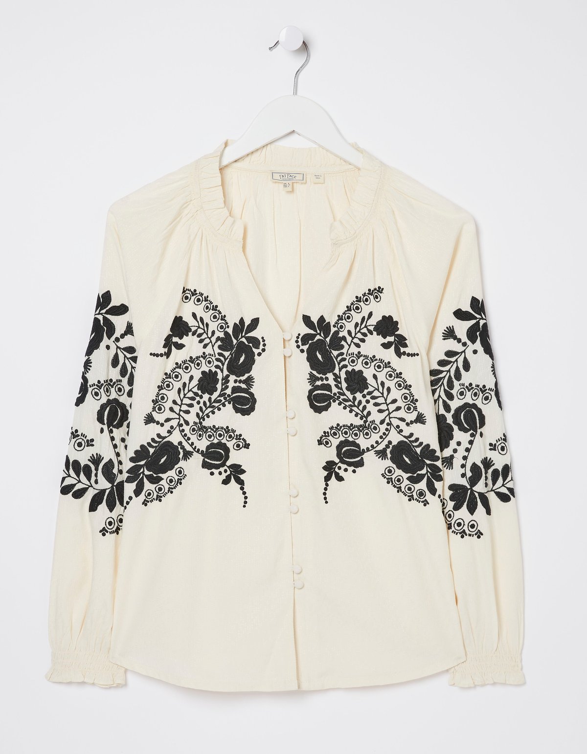 FatFace Ellen Embroidered Blouse