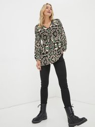 Gina Mosaic Leaf Tunic